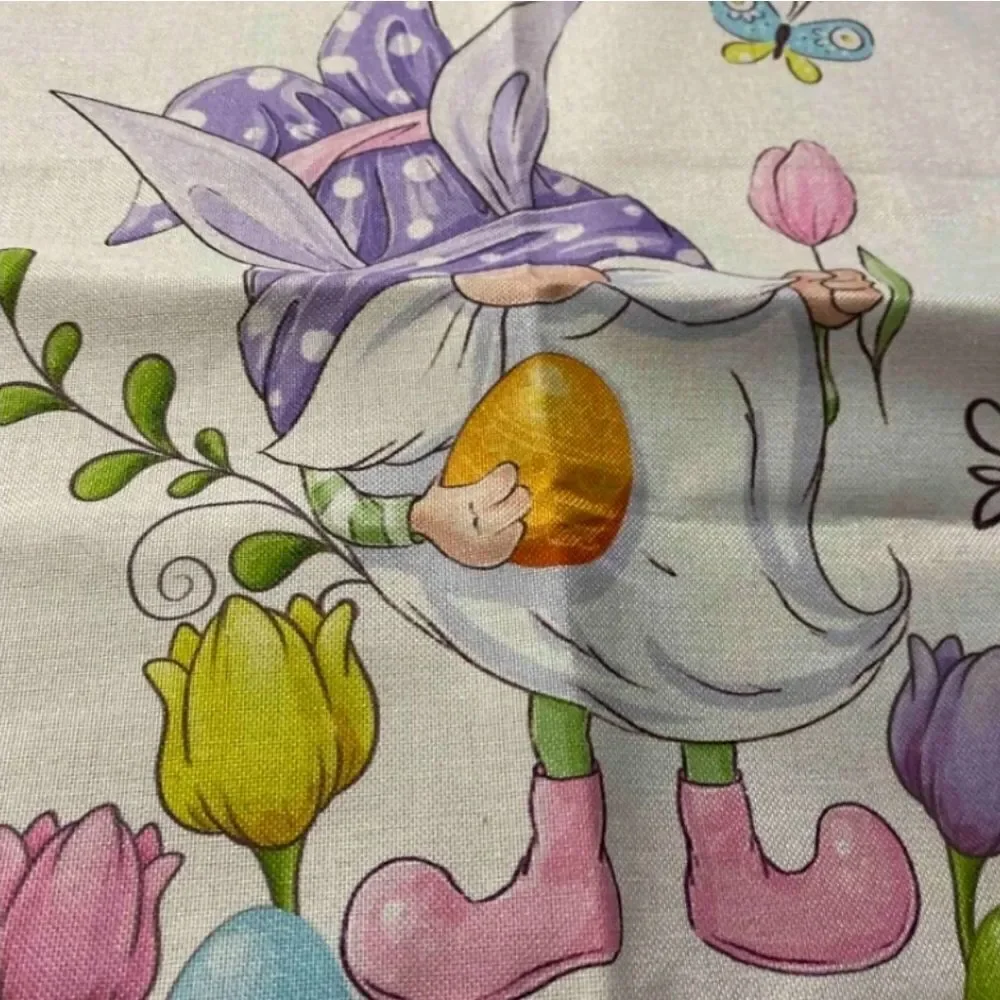 Easter Gnome Pillow Cover